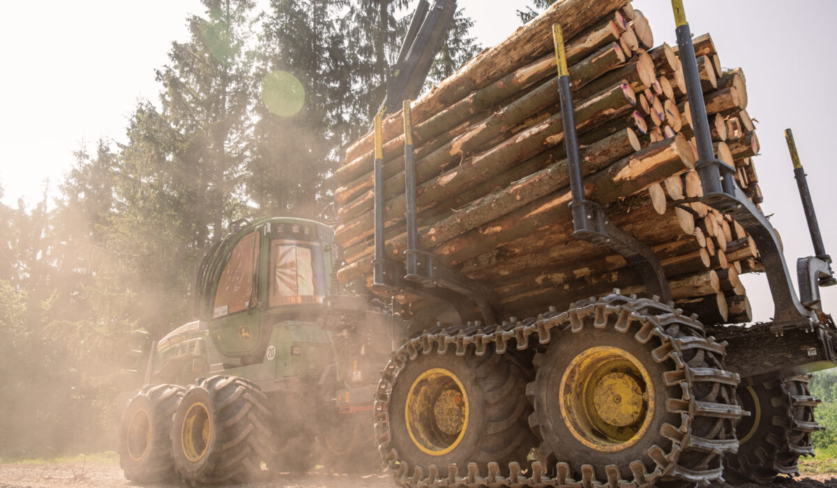 John Deere Rückemaschine